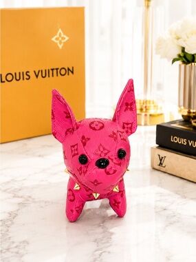 Pink Dog Charm